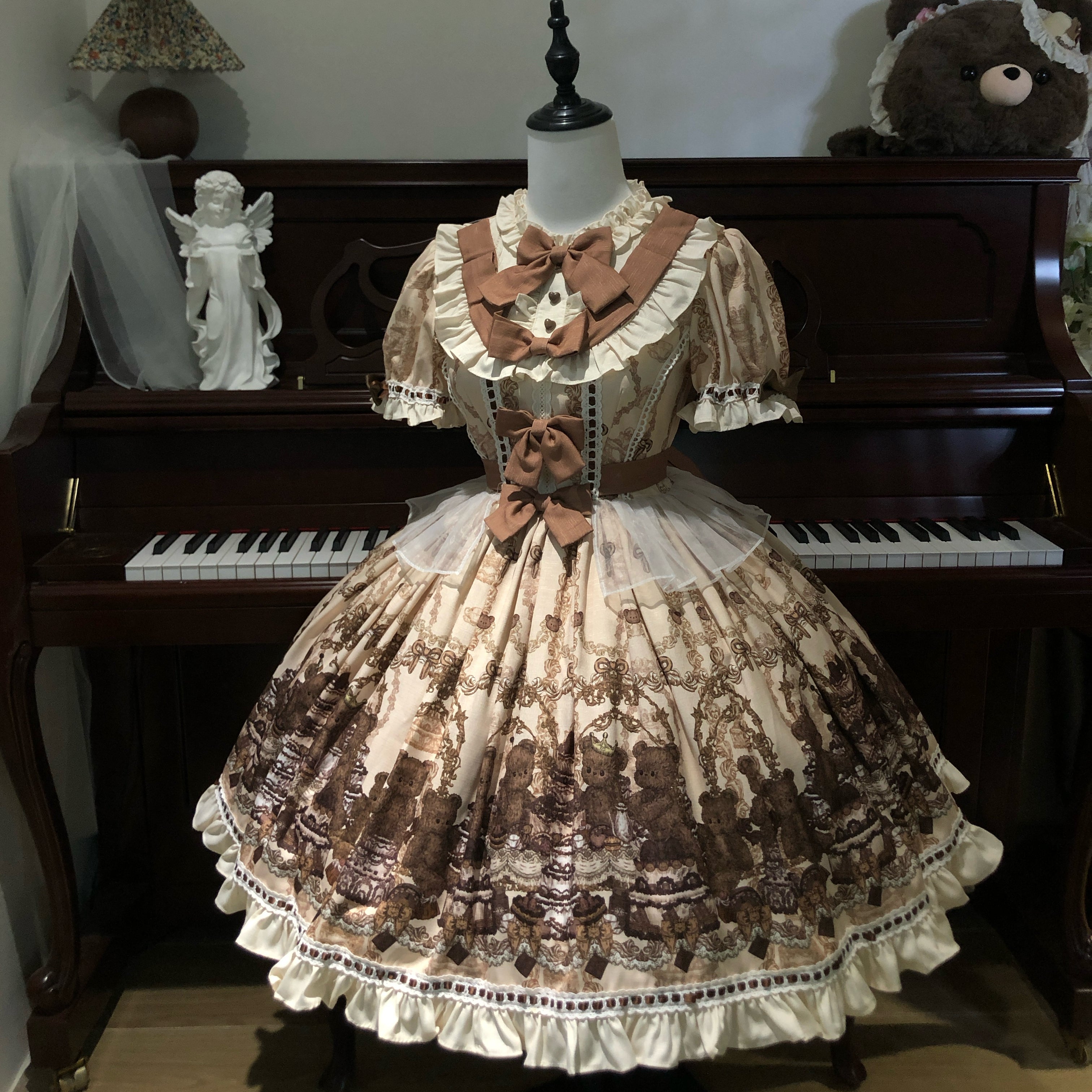 Poem of Dolls ドール風ロリータワンピース OP クラシック 日常用