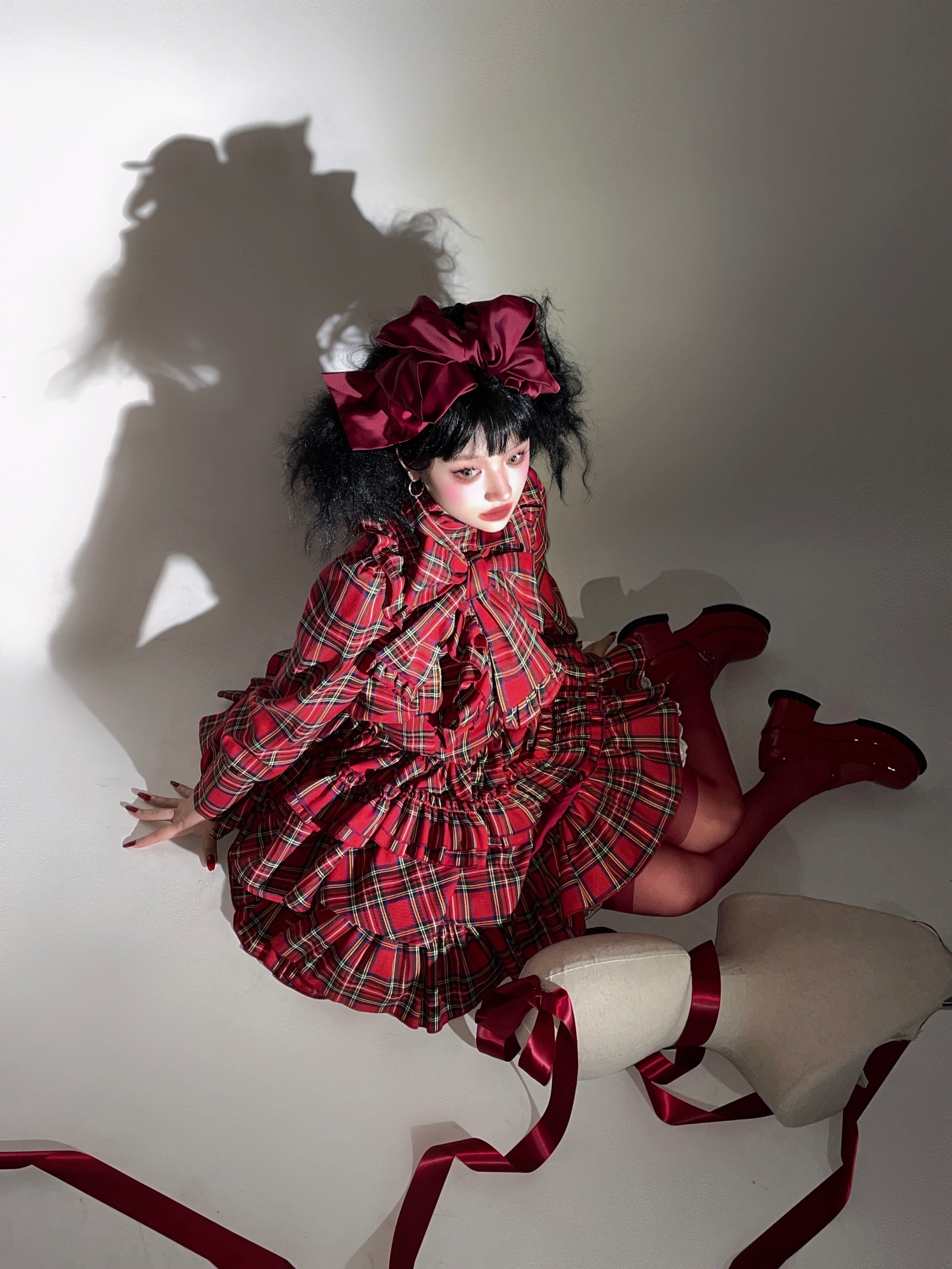 A Doll's House スカート(チェックver.)【CATCOCOON】