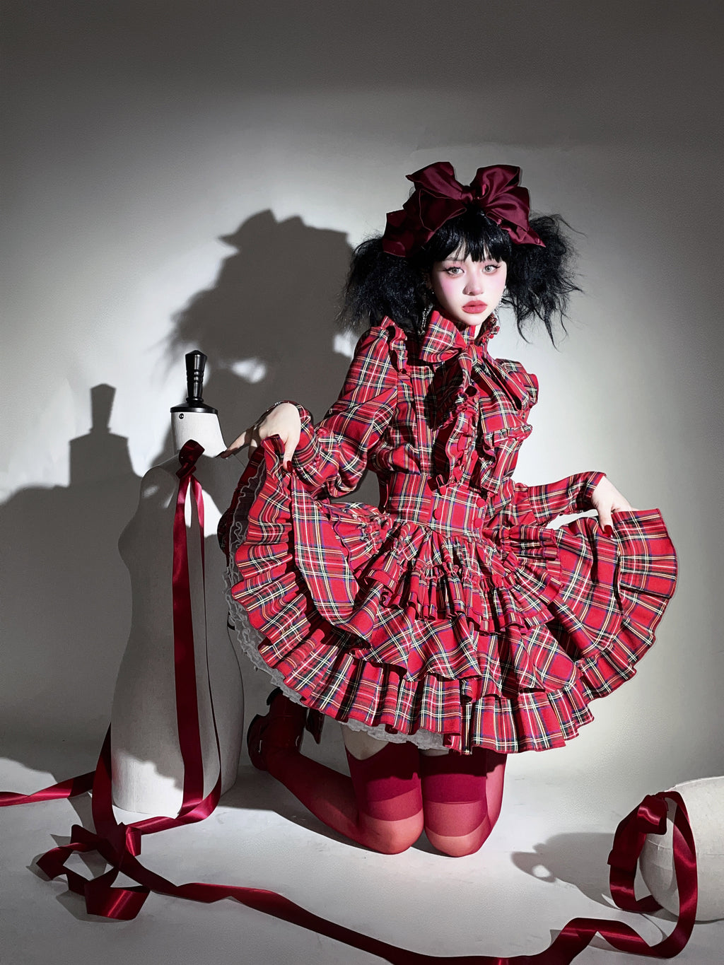 A Doll's House スカート(チェックver.)【CATCOCOON】