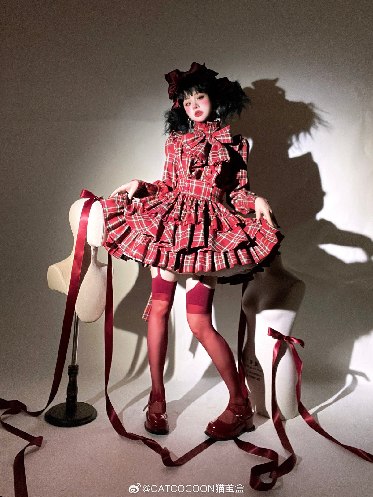 A Doll's House ブラウス(チェックver.)【CATCOCOON】